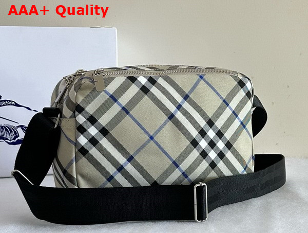 Burberry Check Crossbody Bag in Lichen Replica