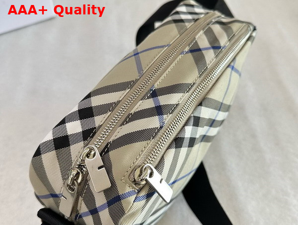 Burberry Check Crossbody Bag in Lichen Replica