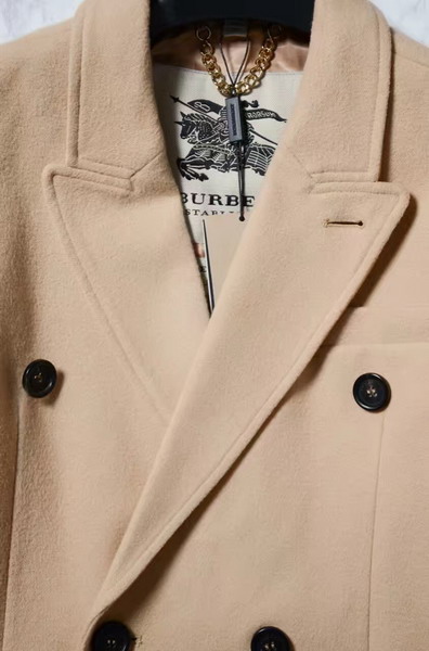 Burberry Double Breasted Tailored Cashmere Coat Camel for Sale