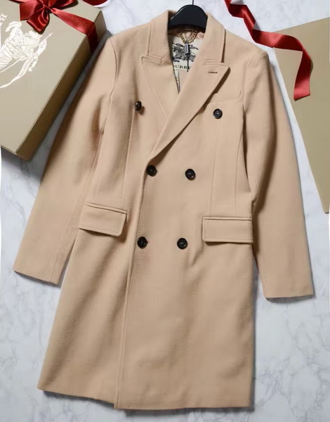 Burberry Double Breasted Tailored Cashmere Coat Camel for Sale