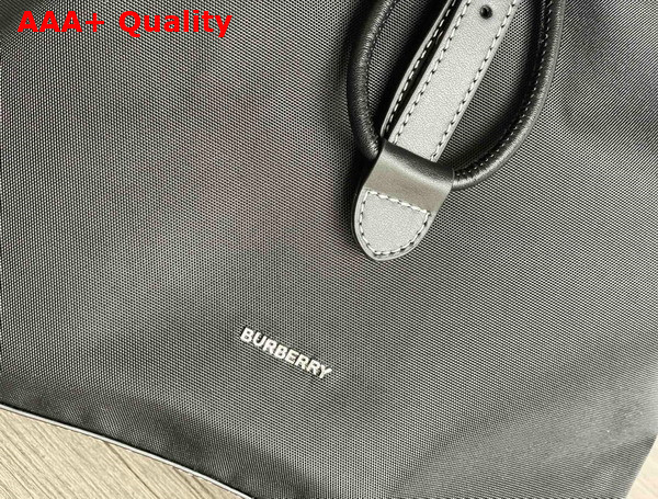 Burberry Horseferry Print Canvas and Leather Pocket Backpack in Black Replica