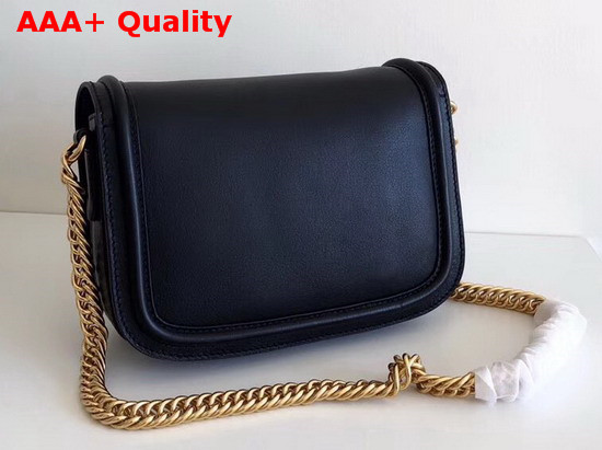 Burberry Leather Link Bag in Black Calf Leather Replica