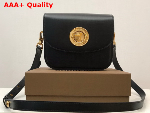 Burberry Leather Small Elizabeth Bag in Black Replica