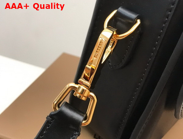 Burberry Leather Small Elizabeth Bag in Black Replica