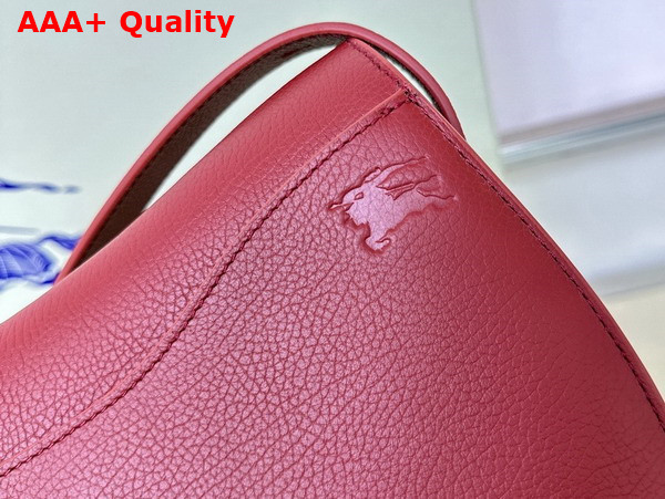 Burberry Medium Rocking Horse Bag in Ruby Grainy Leather Replica