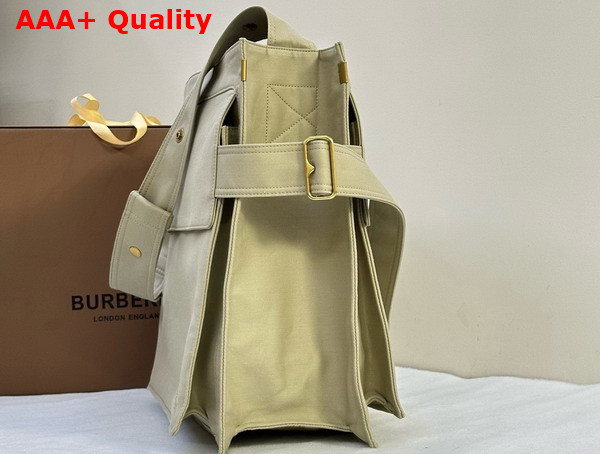 Burberry Medium Trench Tote in Hunter Replica