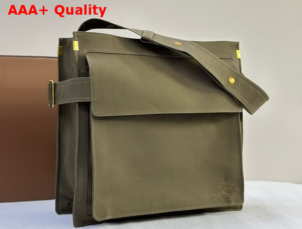 Burberry Medium Trench Tote in Olive Replica