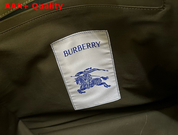 Burberry Medium Trench Tote in Olive Replica