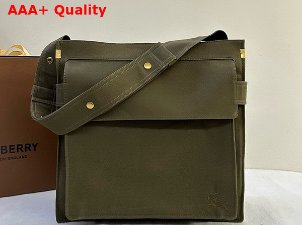 Burberry Medium Trench Tote in Olive Replica