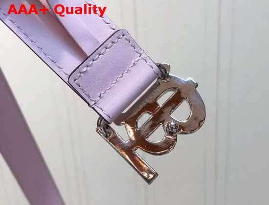 Burberry Monogram Motif Leather Belt Light Pink Replica