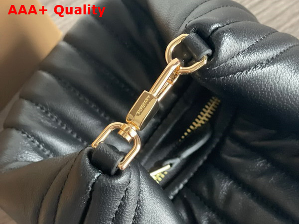 Burberry Quilted Leather Small Crescent Lola Bag in Black Replica