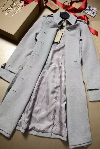 Burberry Sandringham Fit Cashmere Trench Coat Pale Grey for Sale