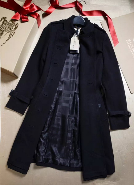 Burberry Sandringham Fit Cashmere Trench Coat in Black for Sale