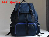 Burberry Small Crossbody Rucksack in Puffer Nylon Ink Blue Replica