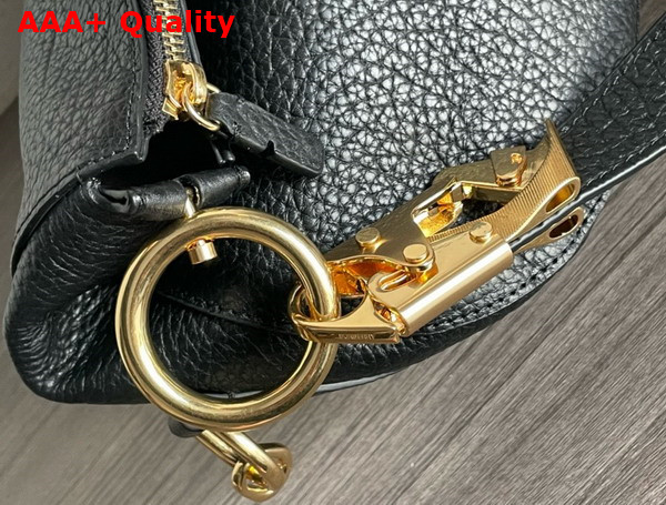 Burberry Small Knight Bag in Black Grainy Calf Leather Replica