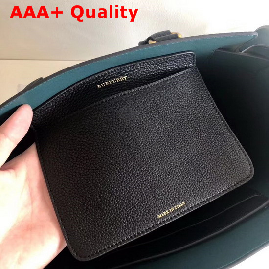 Burberry Small Leather Belt Bag Black and Yellow Replica