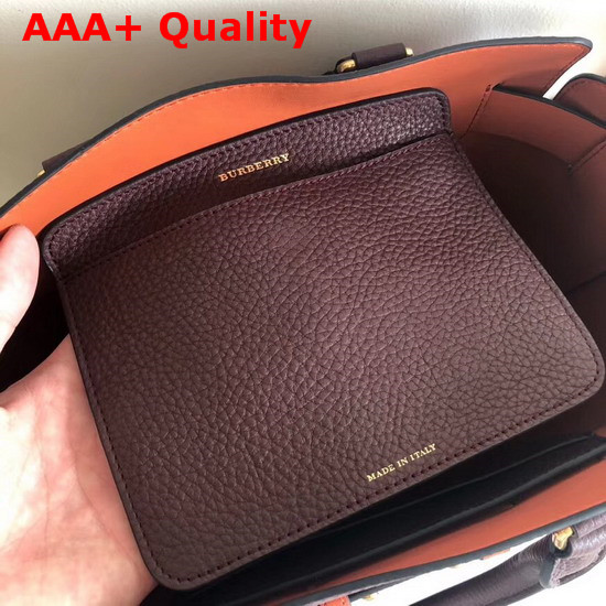 Burberry Small Leather Belt Bag Deep Claret Replica