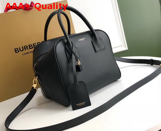 Burberry Small Leather Cube Bag in Black Replica