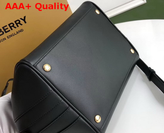 Burberry Small Leather Cube Bag in Black Replica