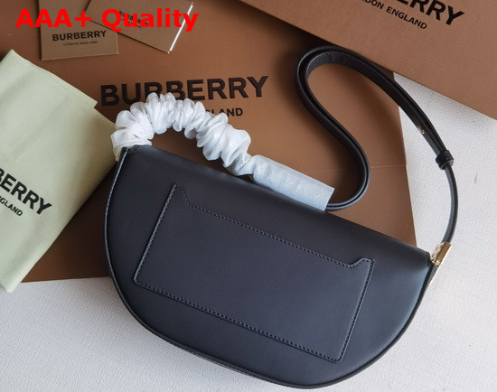 Burberry Small Leather Olympia Bag in Black Replica