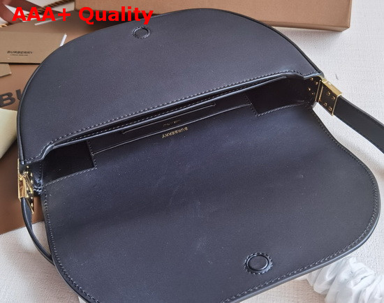 Burberry Small Leather Olympia Bag in Black Replica