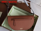 Burberry Small Leather Olympia Bag in Warm Tan Replica