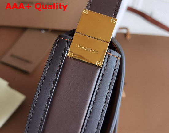 Burberry Small Leather Olympia Bag in Warm Tan Replica