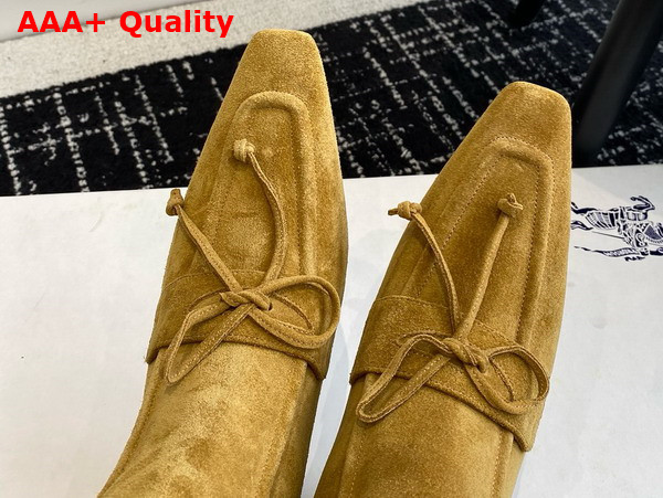 Burberry Suede Storm Boots in Manilla Replica