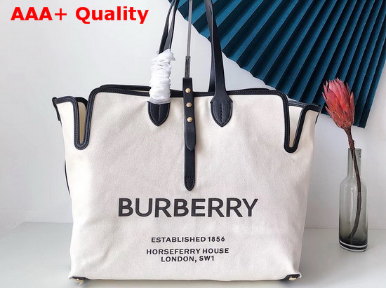 Burberry The Medium Soft Cotton Canvas Belt Bag Black Replica