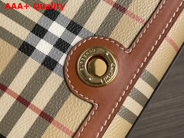 Burberry Top Handle Note Bag in Briar Brown Replica