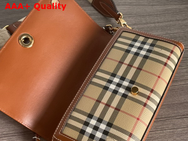 Burberry Top Handle Note Bag in Briar Brown Replica