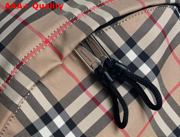 Burberry Vintage Check Nylon Backpack Archive Beige Replica