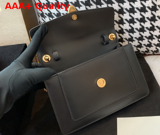 Alexander Wang x Bvlgari Belt Bag in Smooth Black Calf Leather Replica