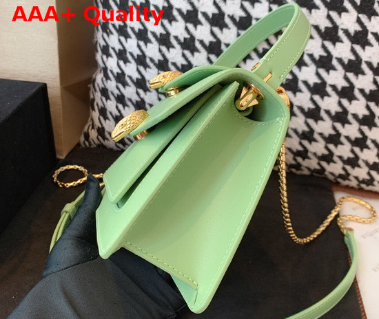 Alexander Wang x Bvlgari Belt Bag in Smooth Green Calf Leather Replica