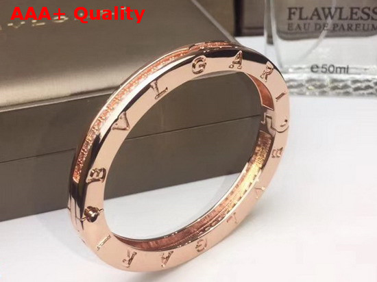 Bvlgari B Zero1 Bracelet with Crystals Pink Gold Replica