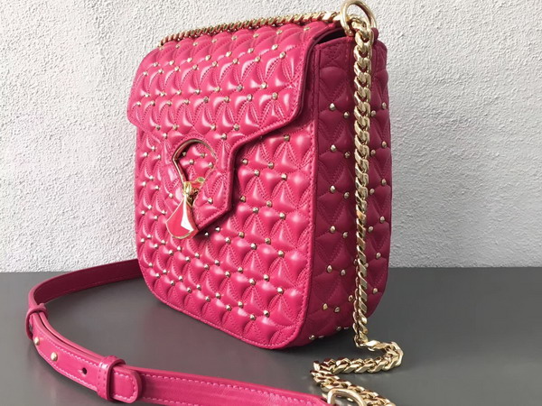 Bvlgari Flap Cover Divas Dream in Jazzy Tourmaline Nappa Leather Featuring a Quilted Motif Medium Model For Sale