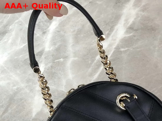 Bvlgari Serpenti Cabochon Backpack in Black Calf Leather Replica