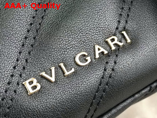 Bvlgari Serpenti Cabochon Backpack in Black Calf Leather Replica