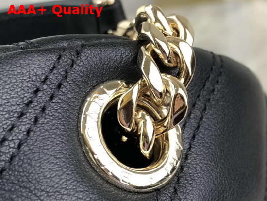 Bvlgari Serpenti Cabochon Backpack in Black Calf Leather Replica