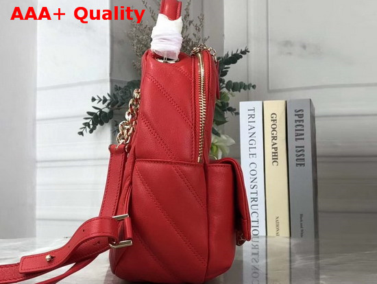 Bvlgari Serpenti Cabochon Backpack in Red Calf Leather Replica