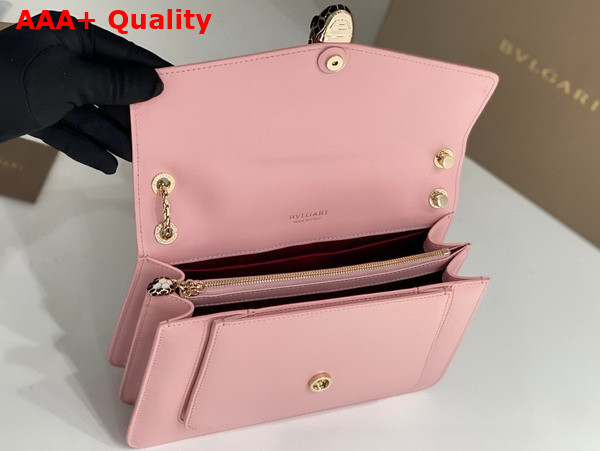 Bvlgari Serpenti Forever Shoulder Bag in Pink Calf Leather Replica