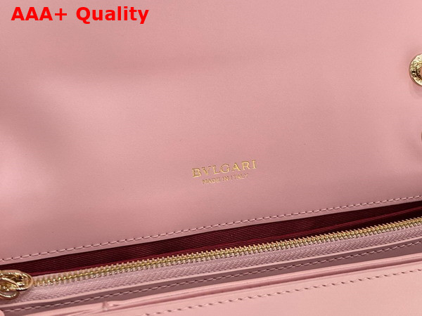 Bvlgari Serpenti Forever Shoulder Bag in Pink Calf Leather Replica