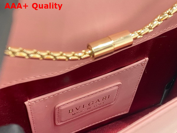 Bvlgari Serpenti Forever Small Crossbody Bag in Pink Calf Leather Replica