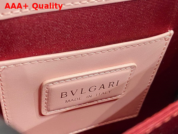 Bvlgari Serpenti Forever Top Handle Bag in Pink Calf Leather Replica