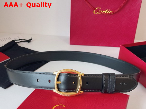 Cartier Belt Drive de Cartier Belt Black Cowhide Strap Replica