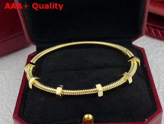 Cartier Ecrou De Cartier Bracelet Yellow Gold Replica