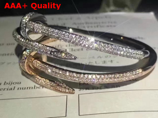 Cartier Juste Un Clou Bracelet Allover Diamonds Replica