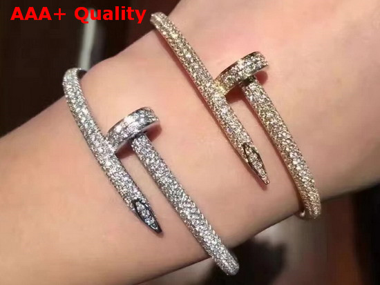 Cartier Juste Un Clou Bracelet Allover Diamonds Replica