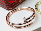 Cartier Juste Un Clou Bracelet Pink Gold Diamonds Double Loop Replica