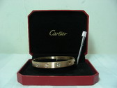 Cartier Love Bracelet Pink Gold Diamonds for Sale